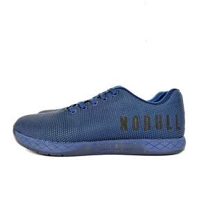 NoBull Womens Super Fabric Trainer Sneakers Blue Black Low Top Lace Up Size 8.5